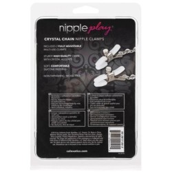 Nipple Play Crystal Chain Nipple Clamps